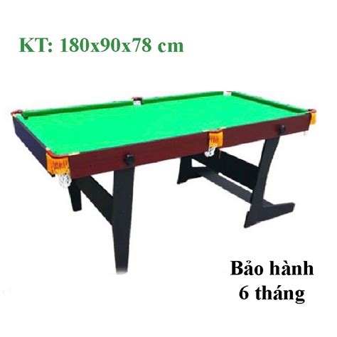 Bàn Bida Người Lớn 1m8 Xếp Gọn Đầy Đủ Phụ Kiện, Bàn Bi A .